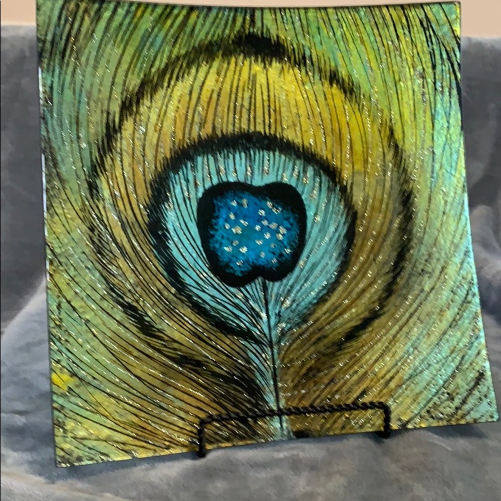 Glass Decorative Plate